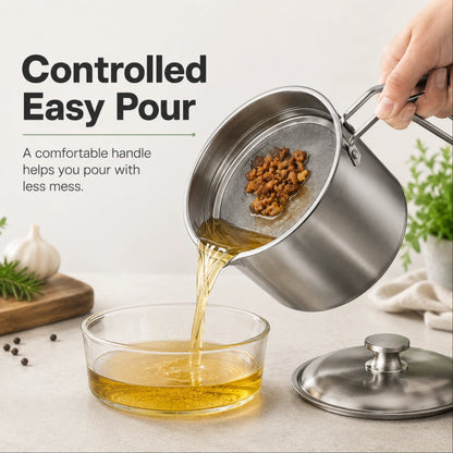 Oil Dispenser with Tray & Lid