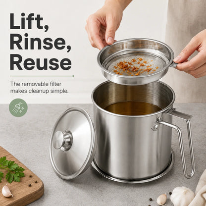Oil Dispenser with Tray & Lid
