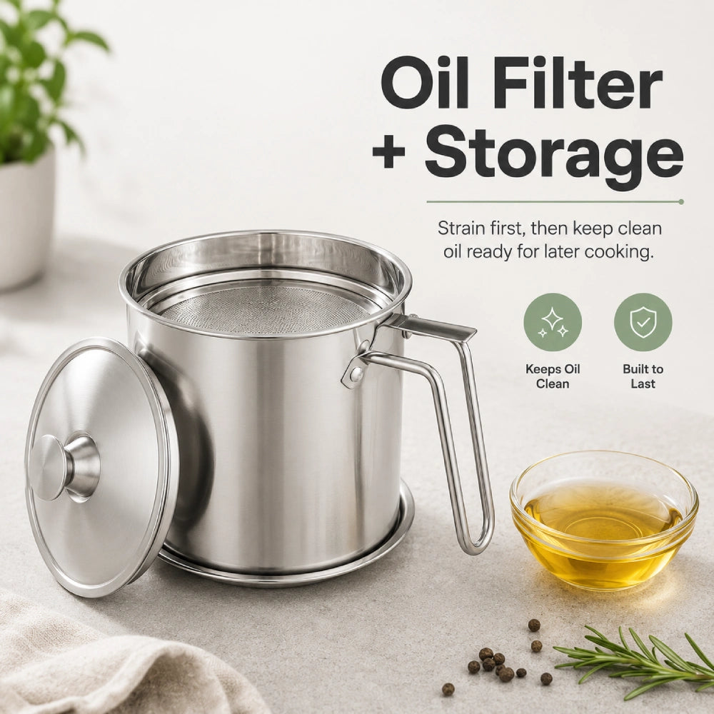 Oil Dispenser with Tray & Lid